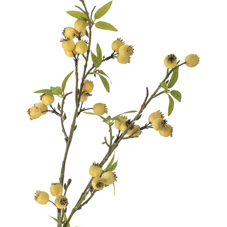 Sztuczna Gałązka Bloomingville HAWTHORN żółta