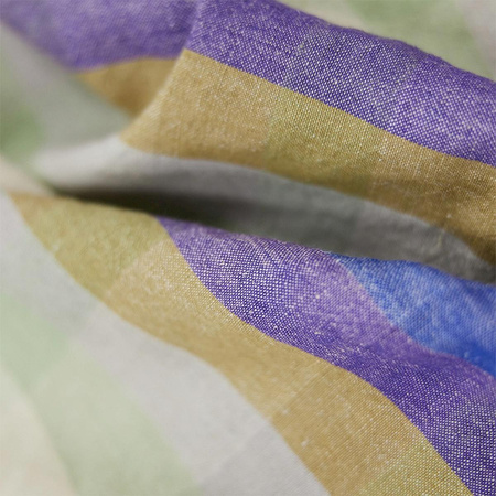 Vida check table cloth mint/cobalt (140x220cm)