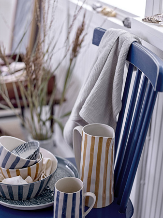 Kubek Bloomingville BEGONIA niebieski