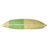 Hand woven wool cushion green (38x74)