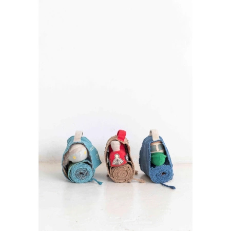 Zabawka bawełniana Lorena Canals RIDE&ROLL brązowa