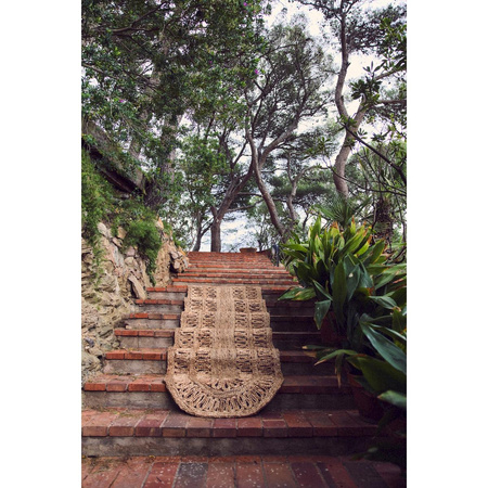Soleil jute runner oval (80x300cm)