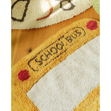 Dywan bawełniany Lorena Canals BUS żółty 130 x 90 cm