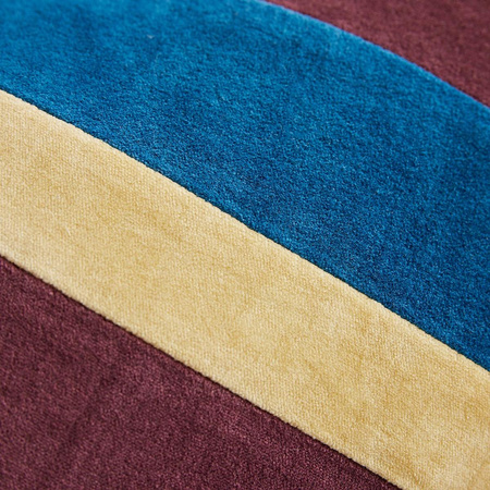 Striped velvet cushion Speakeasy (50x30cm)
