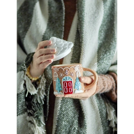 Ginnie Mug, Brown, Stoneware