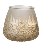 Fenjah Votive, Gold, Recycled Glass