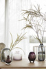 HÜBSCH SMOKED vase gray size L