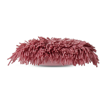 Rugged woolen cushion pink (70x45cm)