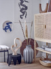 Ozcar Wall Decor, Blue, Stoneware