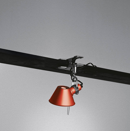 ARTEMIDE Tolomeo Pinza Micro red lamp