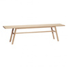 HÜBSCH OAK natural wooden bench size L
