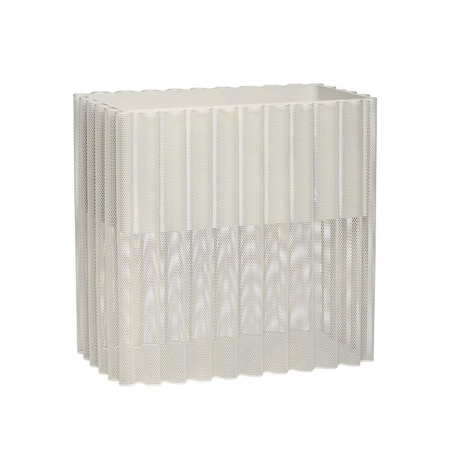 Metalowy planter Hübsch FRILLS szary