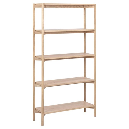 Bookcase SYCAMORE Unique white pigmented