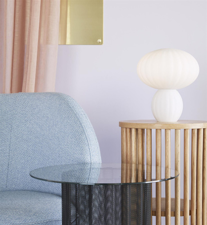 HÜBSCH KUMU table lamp white