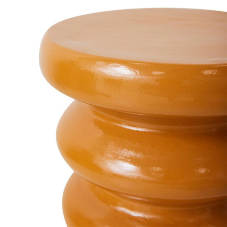 Allure side table caramel