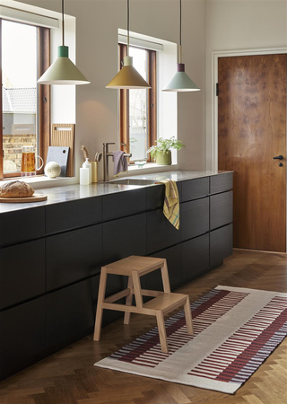 HÜBSCH CRAYON hanging lamp blue red blue yellow