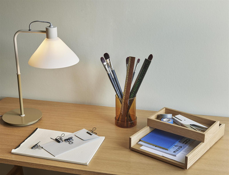 HÜBSCH SPOT table lamp green yellow white