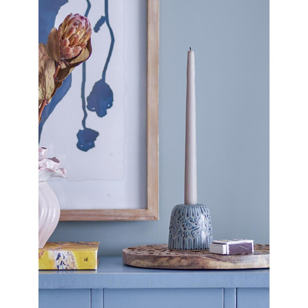 Świecznik Bloomingville SAMSIN niebieski