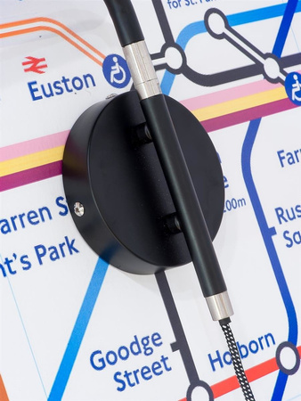 Lampa ścienna It's About RoMi LONDON czarna