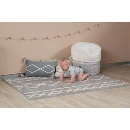 Puf Lorena Canals CHILL IVORY biały