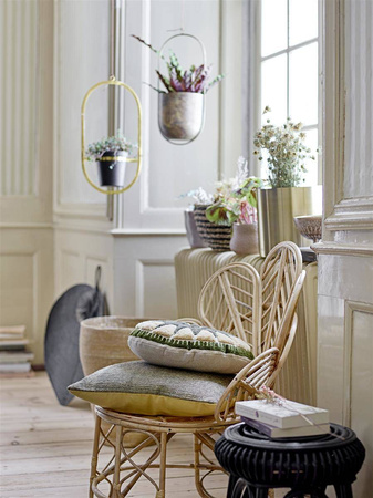 BLOOMINGVILLE MARIALUCIA Black Seagrass Baskets Set of 2