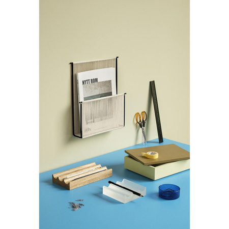 String Wall Magazine Holder Black/White