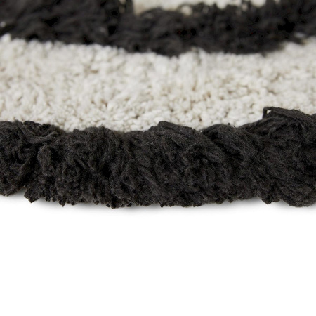 Round bath mat monochrome (80x80cm)