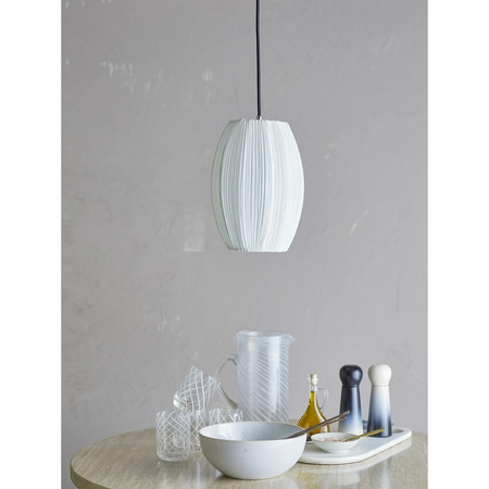 Pica Pendant Lamp, White, Polyester