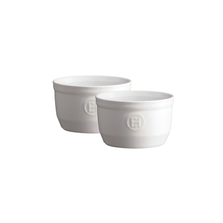 Set of Two Ramekin Baking Bowls - N°10 - White