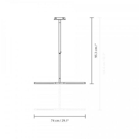 Surface mounted lamp UMAGE Omni Ceiling