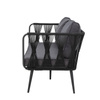 Sofa Bloomingville PAVONE FIRE-RESISTANT czarna