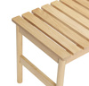 Bench L122 HÜBSCH ROW natural