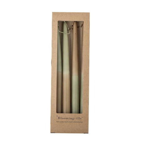 Burma Candle, Green, Parafin