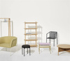 HÜBSCH PERI bench orange purple
