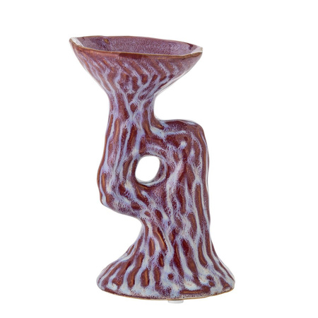 Ivalie Candle Holder, Pink, Stoneware