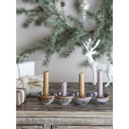 Świecznik adwentowy Bloomingville KALIA brązowy