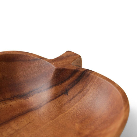 Acacia apple bowl M