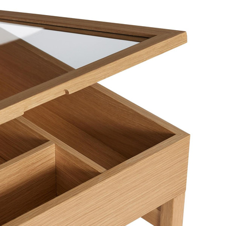 Stolik kawowy Hübsch GLITZ naturalny