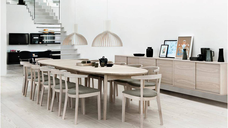 Dining table #78 SKOVBY black