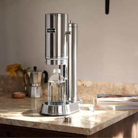 Saturator do wody AARKE Carbonator PRO srebrny