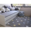 Dywan bawełniany Lorena Canals TRICOLOR STARS szary 160 x 120 cm
