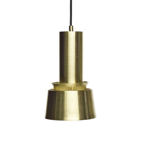 Lampa wisząca Hübsch ASHTRAY GOLD mosiężna