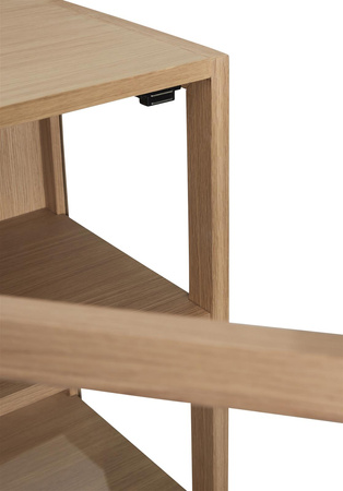 HÜBSCH KAISER closed shelf transparent natural