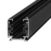 3-phase surface-mounted track AQFORM 2m black