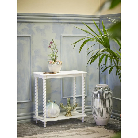 Bia Console Table, White, MDF