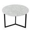 Coffee table IGNE FURNITURE MOON 60 cm white