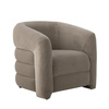 Joel Lounge Chair, Grey, Polyester