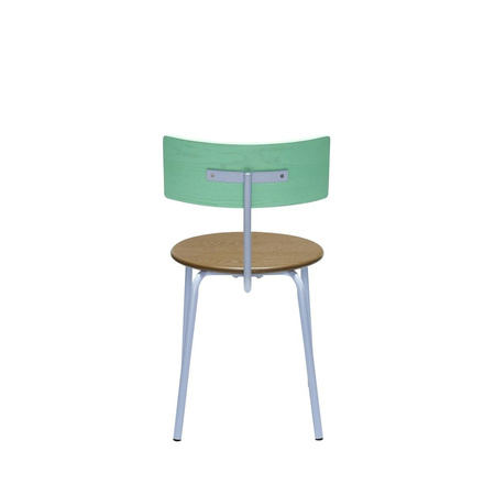 Koi Dining Chair Brown/Green/Purple