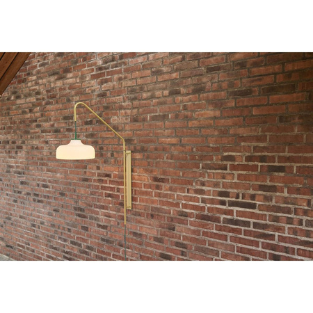 Lampa ścienna Hübsch CURRENT zielona