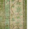 Wool knotted rug green (200x300)